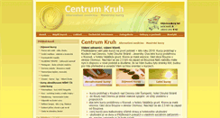 Desktop Screenshot of centrumkruh.cz